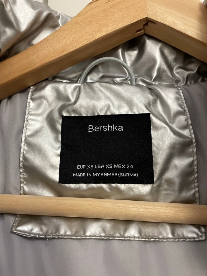 Gri Metalik Midi Kadın Ceket - Görsel 2