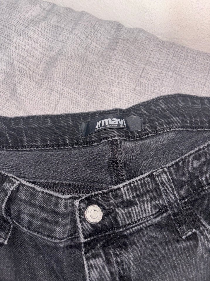 Mavi baggy pantolon - Görsel 4