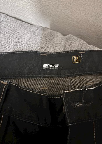 Smog denim baggy pantolon - Görsel 3