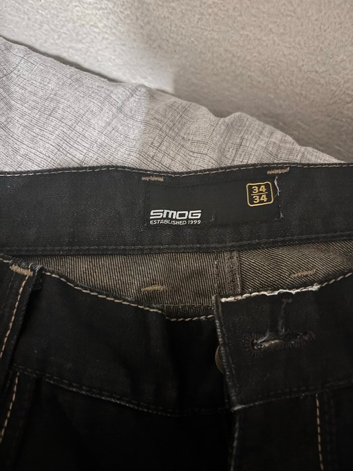 Smog denim baggy pantolon - Görsel 3