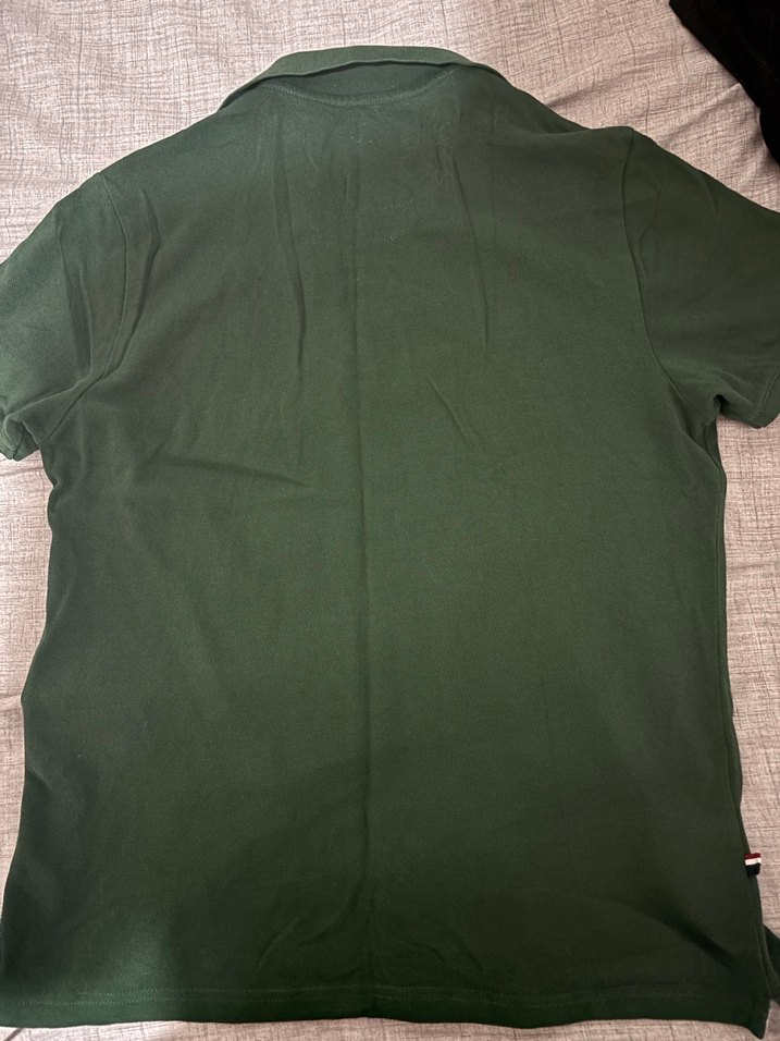 Erkek Koyu Yeşil Polo Yaka Tişört - Görsel 3