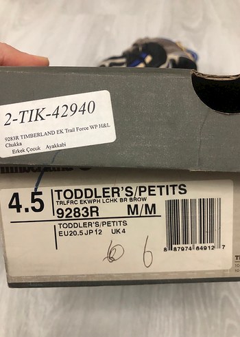 Timberland Erkek Çocuk Kahverengi Spor Bot 20.5 no - Görsel 4