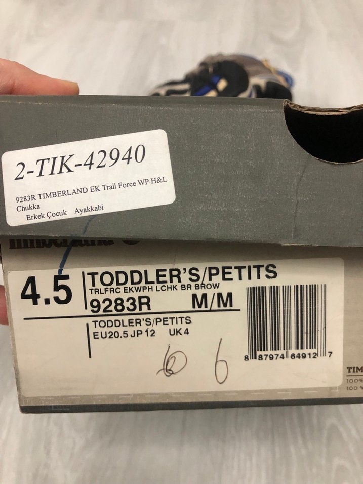 Timberland Erkek Çocuk Kahverengi Spor Bot 20.5 no - Görsel 4