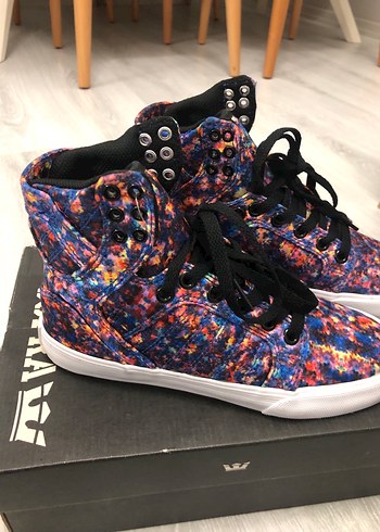 Kadın Çok Renkli Bağcıklı Spor Ayakkabı - Görsel 2