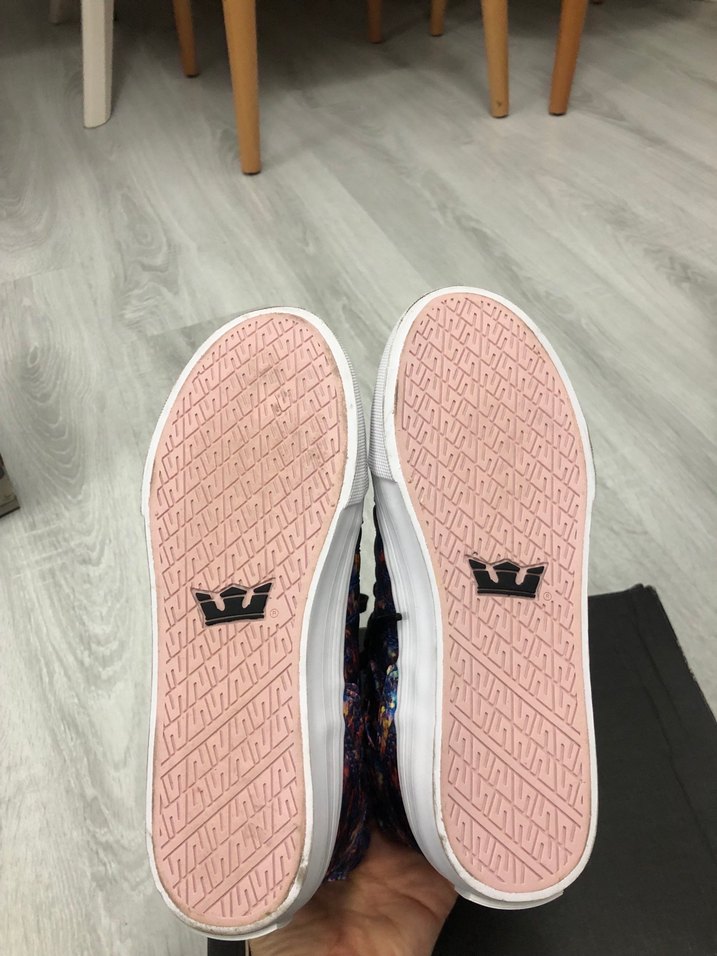 Kadın Çok Renkli Bağcıklı Spor Ayakkabı - Görsel 4