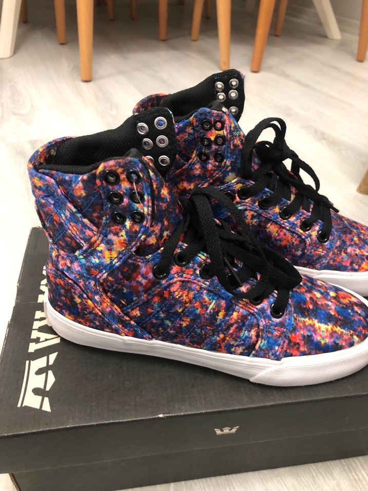 Kadın Çok Renkli Bağcıklı Spor Ayakkabı - Görsel 2