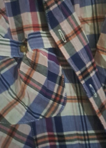 Düğmeli, Kısa Kollu Kadın Gömlek - Görsel 3