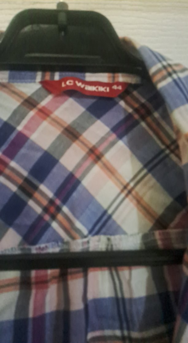 Düğmeli, Kısa Kollu Kadın Gömlek - Görsel 2