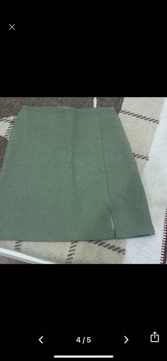 DeFacto yeşil Mini Düğmeli Kadın Ceket takım - Görsel 4