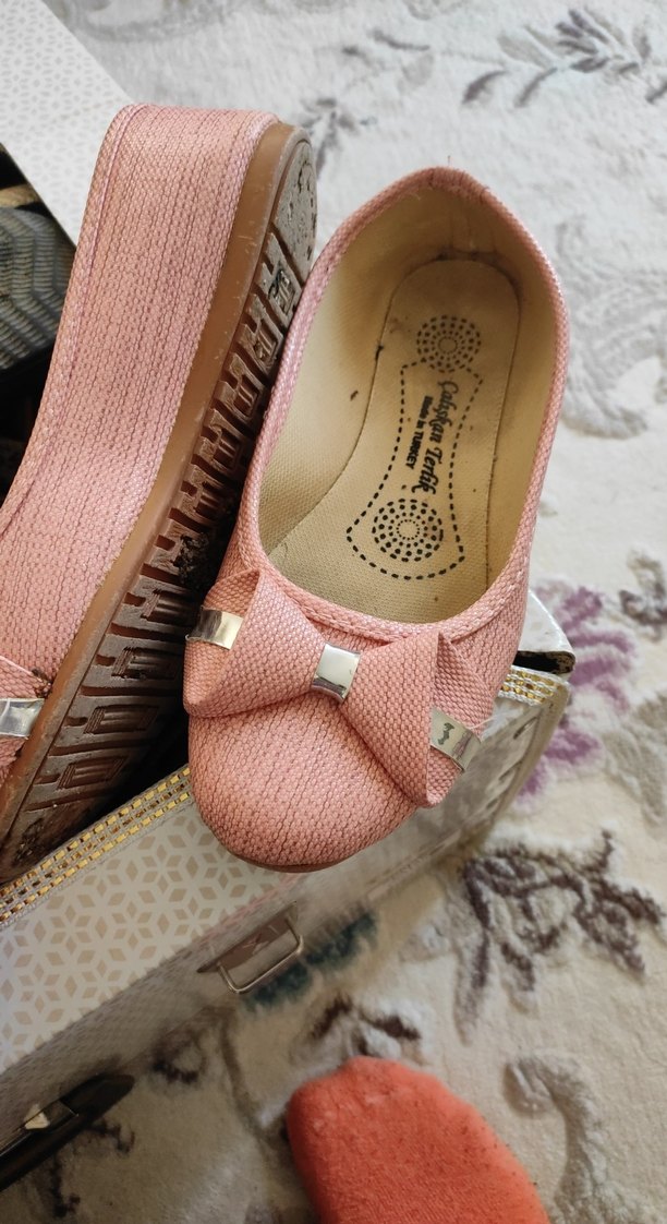 Kız Çocuk Pembe Tokalı Babet - Görsel 2