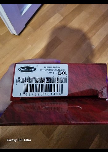 OrthoSoft Parmak Destekli Siyah Bileklik - Görsel 2