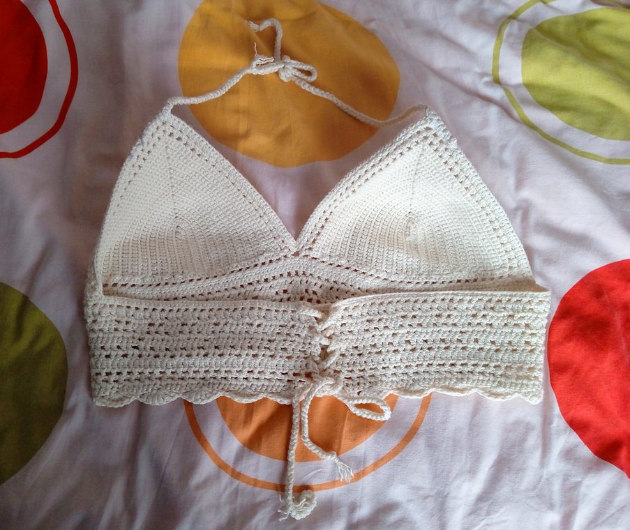 Bej rengi Dantel Detaylı Örgü Büstiyer - Görsel 2