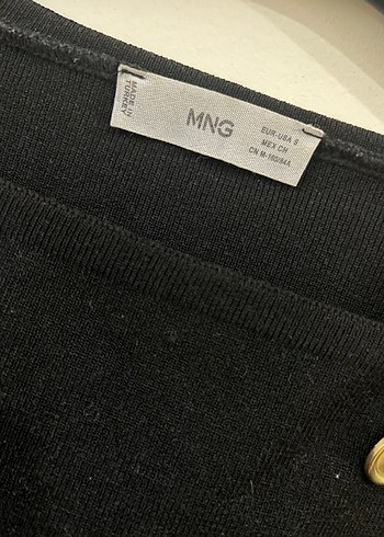 Düğmeli Siyah Uzun Kollu Kadın Ofis Bluzu - Görsel 5