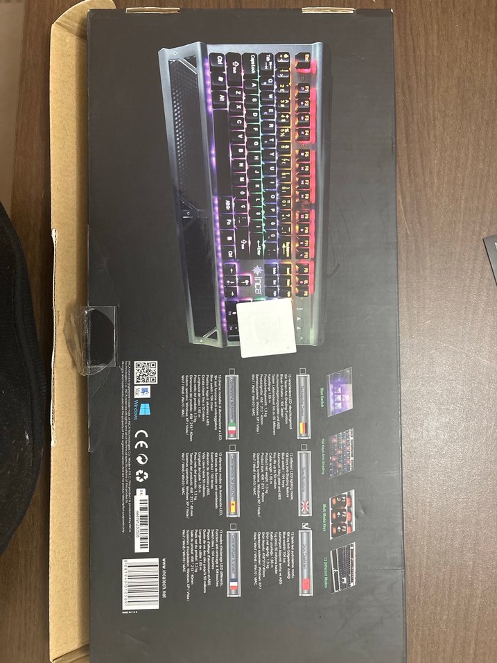 Inca IKG-444 Çok Renkli Mekanik Oyuncu Klavyesi - Görsel 3