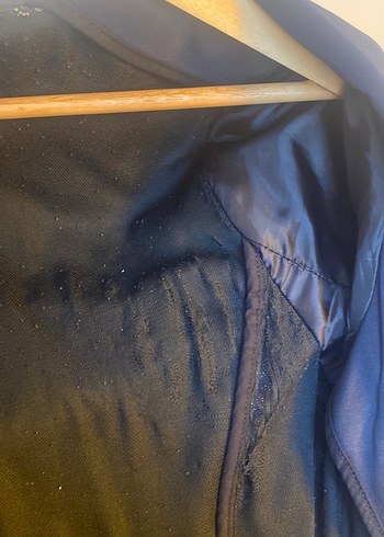 Erkek lacivelt scuba Kemerli Midi Trençkot - Görsel 7