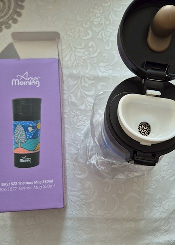 Renkli Desenli Termos - Görsel 3