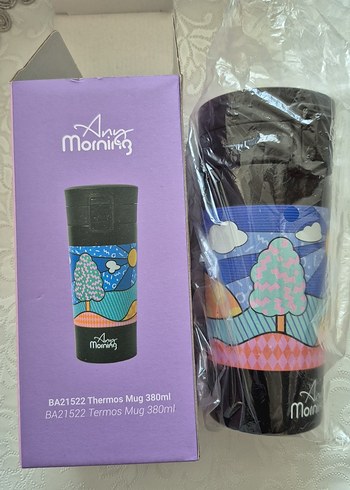 Renkli Desenli Termos - Görsel 2