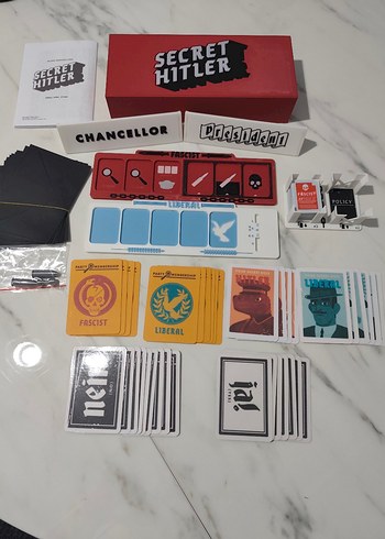Secret Hitler kutu oyunu pnp 3d parçalı - Görsel 7