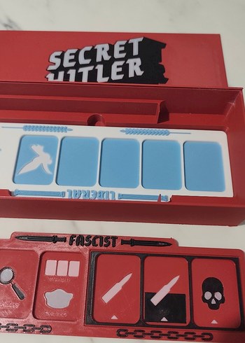 Secret Hitler kutu oyunu pnp 3d parçalı - Görsel 5