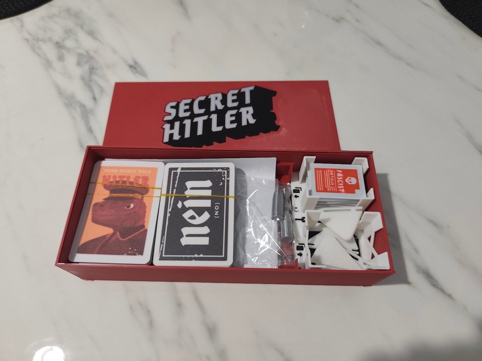 Secret Hitler kutu oyunu pnp 3d parçalı - Görsel 2
