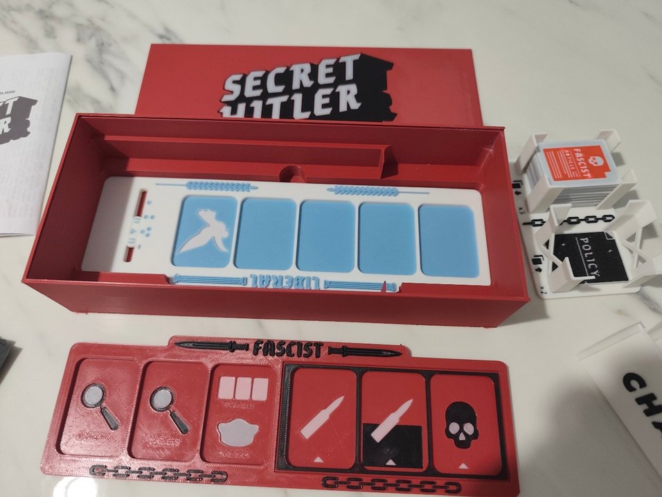 Secret Hitler kutu oyunu pnp 3d parçalı - Görsel 5