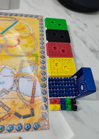 ticket to ride Europa kutu oyunu pnp - Görsel 8