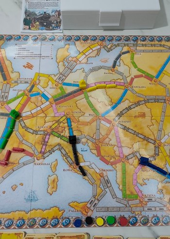 ticket to ride Europa kutu oyunu pnp - Görsel 2