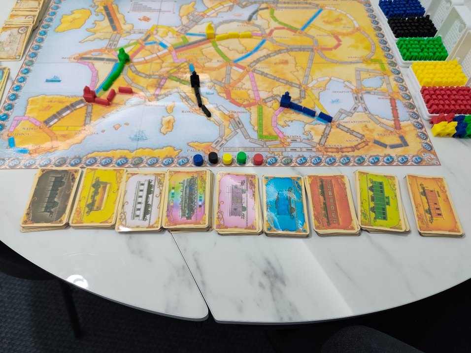 ticket to ride Europa kutu oyunu pnp - Görsel 5