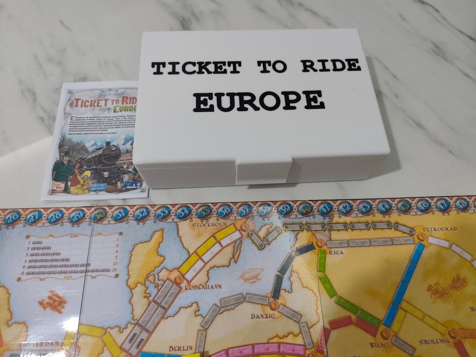 ticket to ride Europa kutu oyunu pnp - Görsel 3
