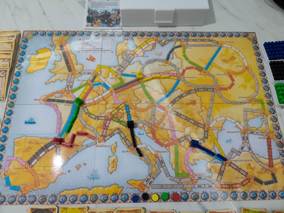 ticket to ride Europa kutu oyunu pnp - Görsel 2