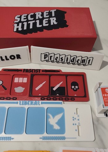 Secret Hitler kutu oyunu pnp 3d - Görsel 7