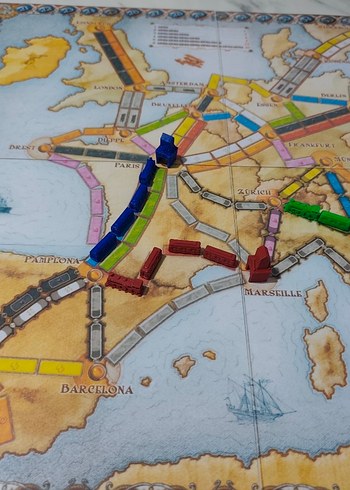 ticket to ride Europa kutu oyunu pnp - Görsel 2