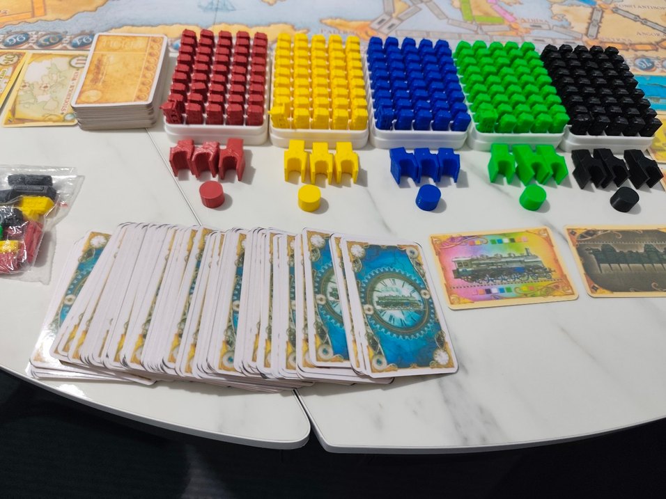 ticket to ride Europa kutu oyunu pnp - Görsel 3