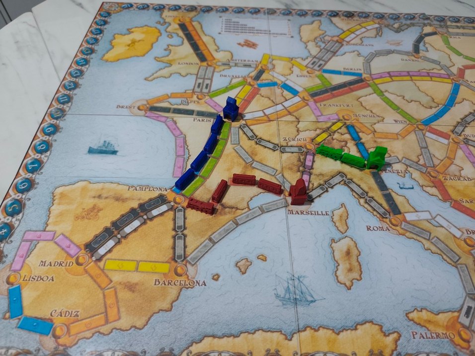 ticket to ride Europa kutu oyunu pnp - Görsel 2