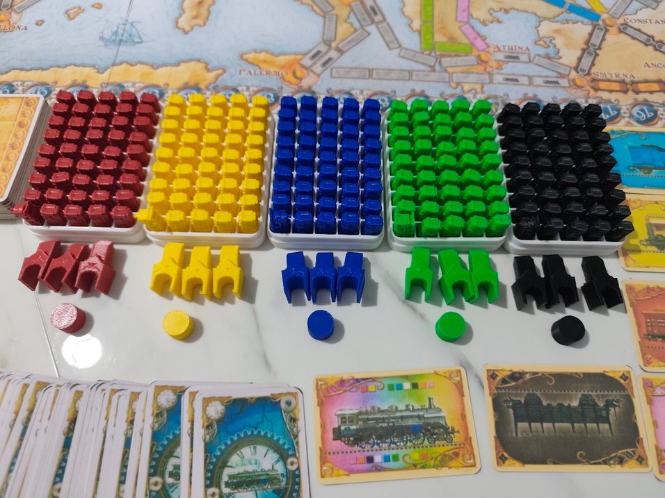 ticket to ride Europa kutu oyunu pnp - Görsel 5