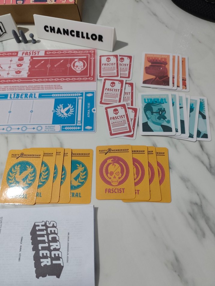 Secret Hitler kutu oyunu pnp - Görsel 4