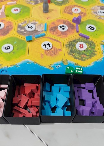 catan kutu oyunu pnp 3d özel kutulu - Görsel 5