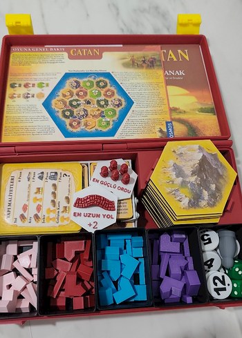 catan kutu oyunu pnp 3d özel kutulu - Görsel 8