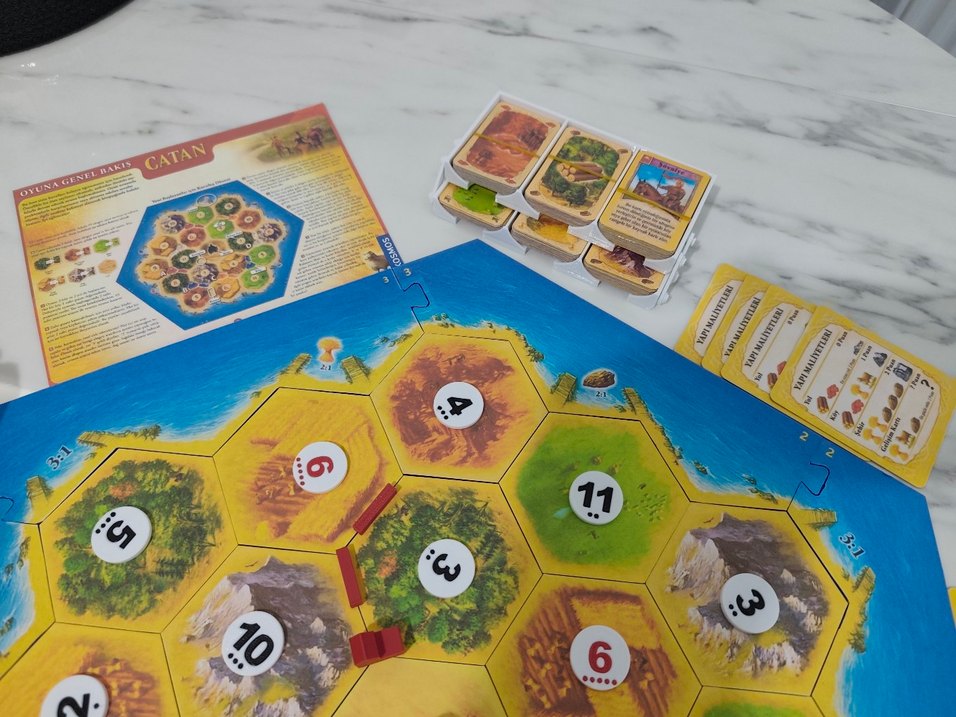catan kutu oyunu pnp 3d özel kutulu - Görsel 3