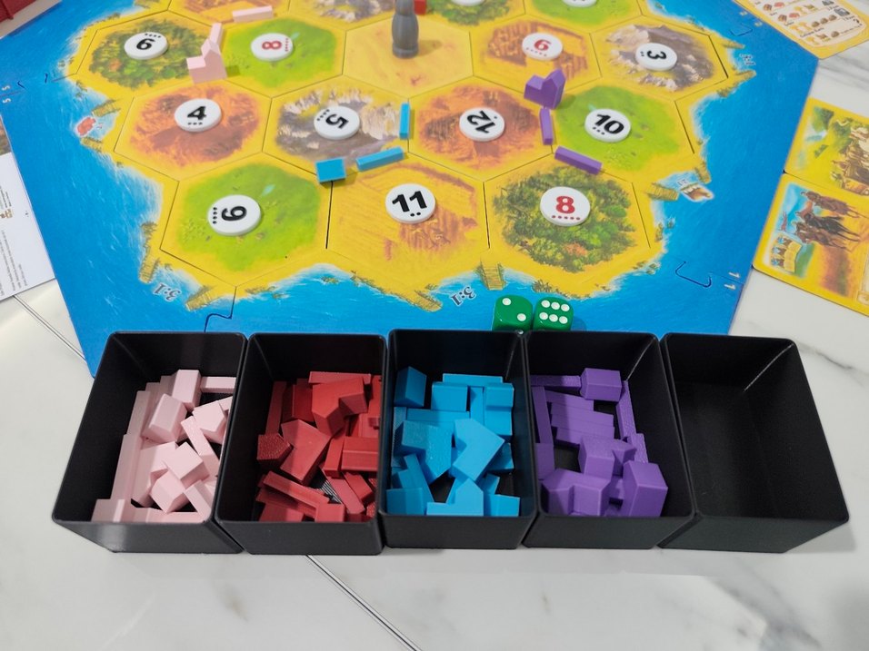 catan kutu oyunu pnp 3d özel kutulu - Görsel 5