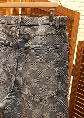 Viral/Trend Desenli Erkek/Kadın Zara/Bershka Kot Jean Pantolon - Görsel 4