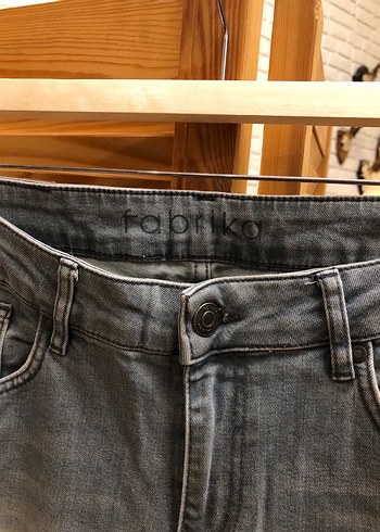 FABRİKA Gri Erkek Denim Pantolon - Normal Kesim - Görsel 2