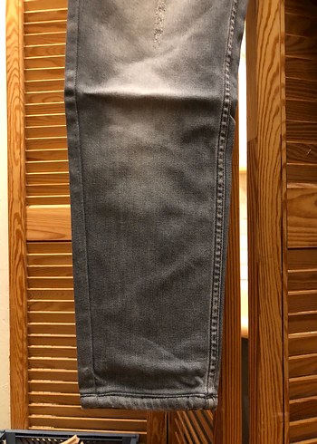 FABRİKA Gri Erkek Denim Pantolon - Normal Kesim - Görsel 5