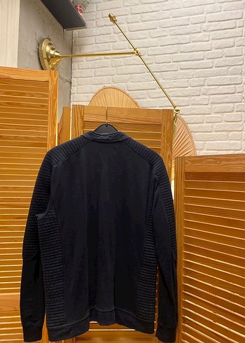 ZARA Siyah Süet Biker Ceket, Fermuarlı, Regular Fit - Görsel 5