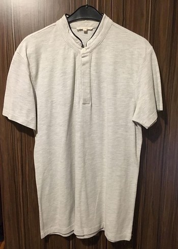 Düğmeli Kısa Kollu Erkek Hakim Yaka Tişört - Görsel 2