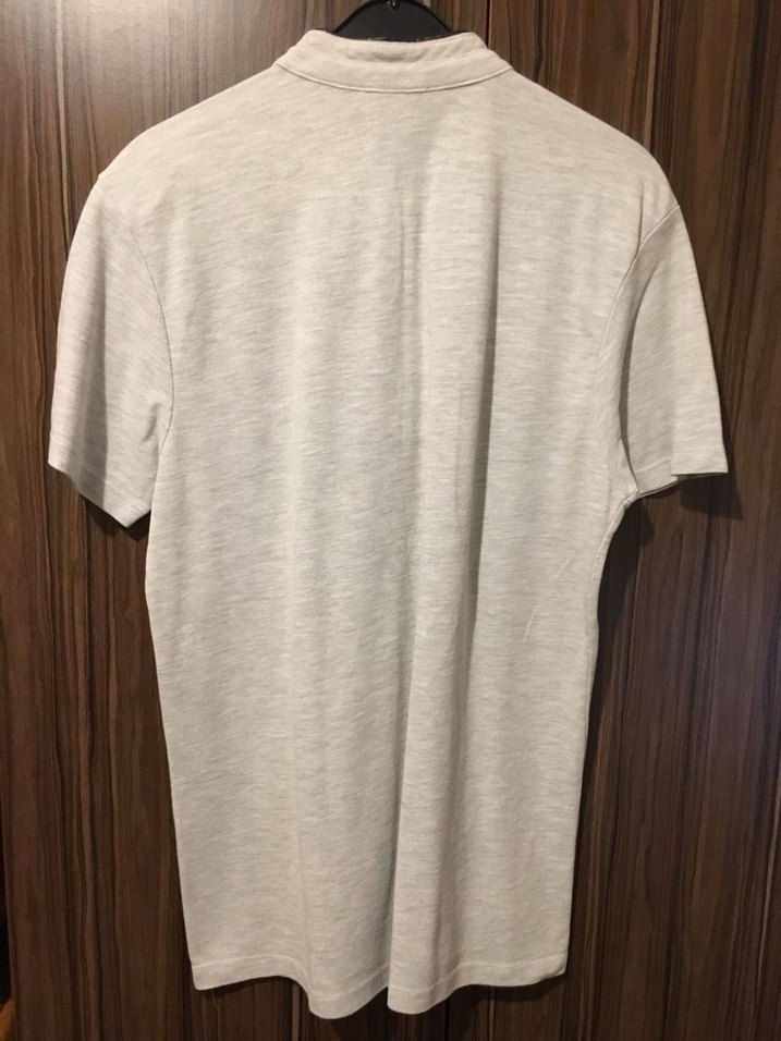 Düğmeli Kısa Kollu Erkek Hakim Yaka Tişört - Görsel 3