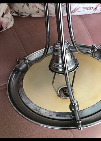 Bej Metal Tavan Lambası - Görsel 3