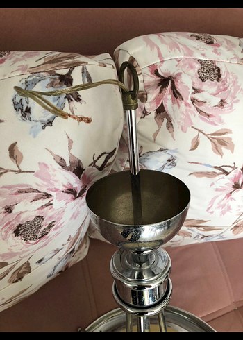 Bej Metal Tavan Lambası - Görsel 4