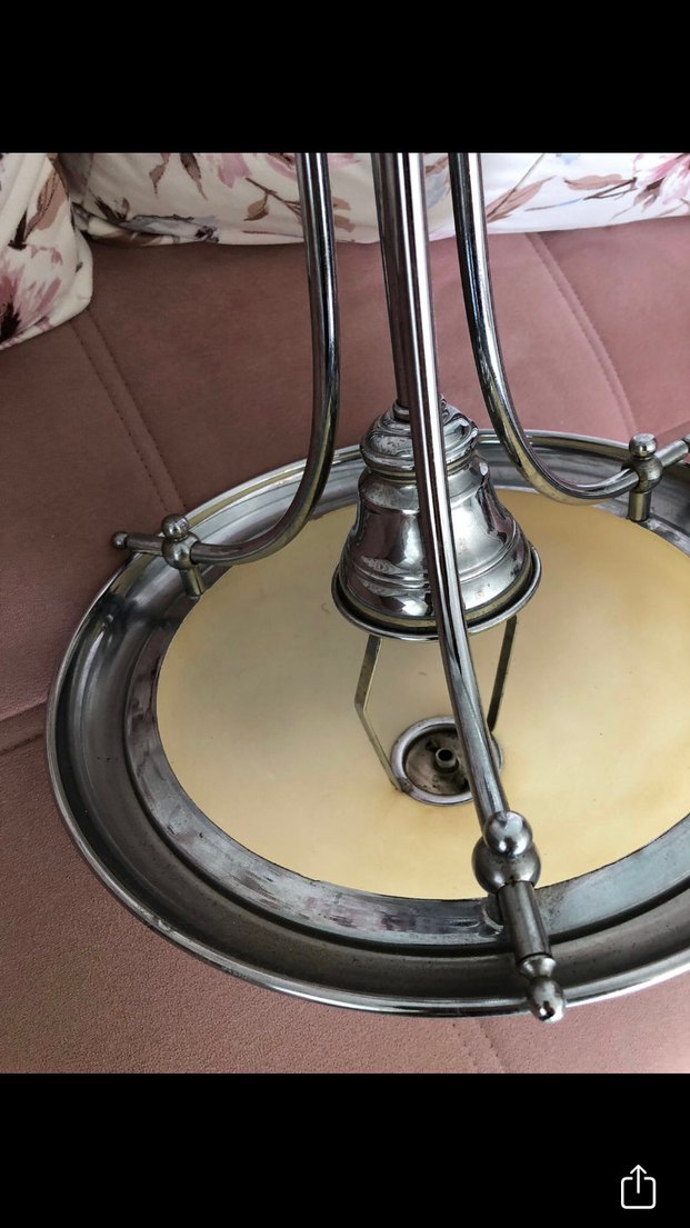 Bej Metal Tavan Lambası - Görsel 3