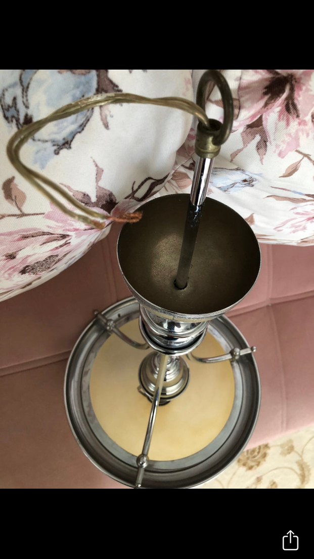 Bej Metal Tavan Lambası - Görsel 5